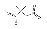 1,2-dinitro-2-methylpropane Structure