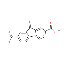 9H-Fluorene-2,7-dicarboxylic acid, 9-oxo-, dimethyl ester structure