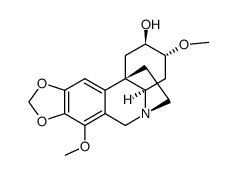 3α,7-dimethoxy-crinan-2β-ol结构式