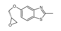 Benzothiazole, 2-methyl-5-[(2S)-oxiranylmethoxy]- (9CI) structure