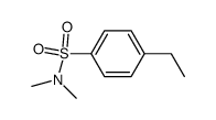 4-ethyl-benzenesulfonic acid dimethylamide结构式