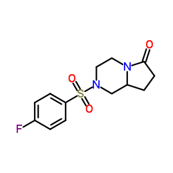 2-[(4-Fluorophenyl)sulfonyl]hexahydropyrrolo[1,2-a]pyrazin-6(2H)-one picture