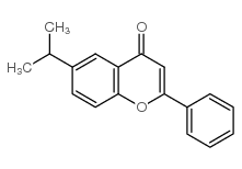 6-ISO-PROPYLFLAVONE Structure