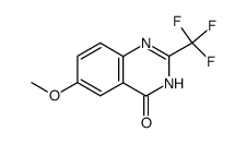 6-methoxy-2-trifluoromethyl-3H-quinazolin-4-one Structure