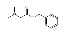 2-(dimethylamino)acetic acid benzyl ester结构式