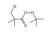 tert-butyl 3-chloro-2,2-dimethylpropaneperoxoate Structure
