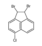 1,2-Dibrom-5-chloracenaphthen结构式