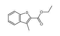 carboxyethyl-2-methyl-3-benzothiophene Structure
