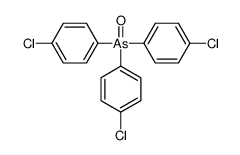 1-bis(4-chlorophenyl)arsoryl-4-chlorobenzene结构式
