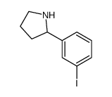 2-(3-碘苯基)吡咯烷结构式
