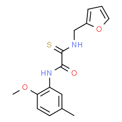 2-[(2-Furylmethyl)amino]-N-(2-methoxy-5-methylphenyl)-2-thioxoacetamide picture