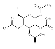 1,2,3,4-TETRA-O-ACETYL-6-DEOXY-6-FLUORO-ALPHA-D-GLUCOPYRANOSE Structure