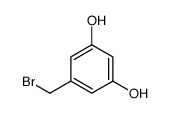 5-(bromomethyl)benzene-1,3-diol Structure