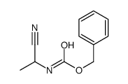 Benzyl (1-cyanoethyl)carbamate Structure