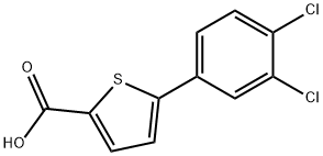 5-(3,4-dichlorophenyl)thiophene-2-carboxylic acid structure