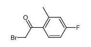 2‐bromo‐1‐(4‐fluoro‐2‐methylphenyl)ethanone Structure