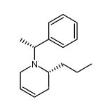 2R-(+)-4,5-didehydro-N-[(R)-α-methylbenzyl]-2-propyl-piperidine Structure