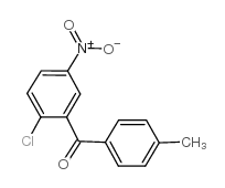 2-Chloro-5-nitro-4'-methylbenzophenone Structure