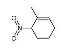 1-methyl-6-nitrocyclohex-1-ene Structure