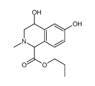 1,2,3,4-Tetrahydro-4,6-dihydroxy-2-methyl-1-isoquinolinecarboxylic acid propyl ester picture