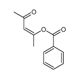 4-oxopent-2-en-2-yl benzoate结构式