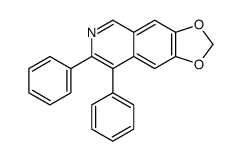 7,8-diphenyl-[1,3]dioxolo[4,5-g]isoquinoline Structure