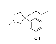 3-[1-Methyl-3-(1-methylpropyl)-3-pyrrolidinyl]phenol Structure