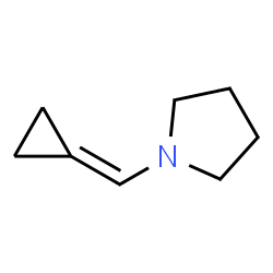 Pyrrolidine, 1-(cyclopropylidenemethyl)- (9CI)结构式