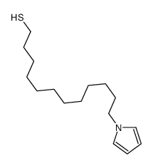 12-pyrrol-1-yldodecane-1-thiol Structure