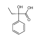 (2R)-2-hydroxy-2-phenylbutanoic acid Structure