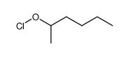 hypochlorous acid 1-methyl-pentyl ester结构式