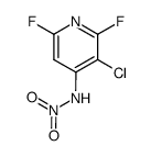 3-chloro-2,6-difluoro-4-nitraminopyridine结构式