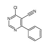 4-chloro-6-phenylpyrimidine-5-carbonitrile Structure
