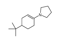 1-[4-(tert-butyl)-1-cyclohexen-1-yl]pyrrolidine结构式