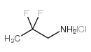 2,2-difluoropropylamine hydrochloride structure