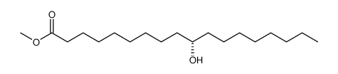 methyl (S)-10-hydroxystearate Structure