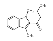 1-(1,3-dimethylindol-2-yl)butan-1-one structure