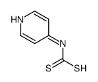 4-pyridyldithiocarbamic acid Structure