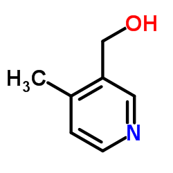 (4-甲基吡啶-3-基)甲醇结构式