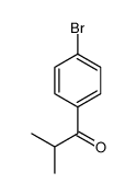 1-(4-Bromophenyl)-2-methyl-1-propanone Structure