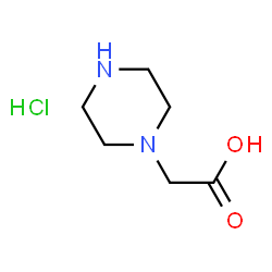 2-(Piperazin-1-yl)acetic acid dihydrochloride Structure