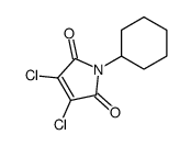 3,4-dichloro-1-cyclohexylpyrrole-2,5-dione结构式