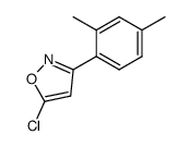 5-CHLORO-3-(2,4-DIMETHYLPHENYL)ISOXAZOLE结构式