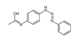 N-[4-(anilinodiazenyl)phenyl]acetamide Structure