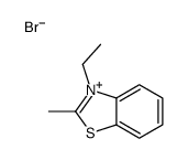 3-ethyl-2-methyl-1,3-benzothiazol-3-ium,bromide Structure