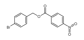 4-Nitrobenzoic acid 4-bromobenzyl ester Structure
