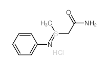 2-(S-methyl-N-phenyl-sulfinimidoyl)acetamide结构式