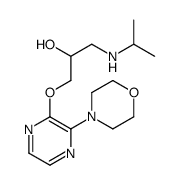 1-(3-morpholin-4-ylpyrazin-2-yl)oxy-3-(propan-2-ylamino)propan-2-ol Structure