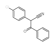 Benzenepropanenitrile,a-(4-chlorophenyl)-b-oxo- Structure