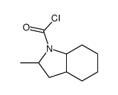 (9ci)-八氢-2-甲基-1H-吲哚-1-羰酰氯结构式